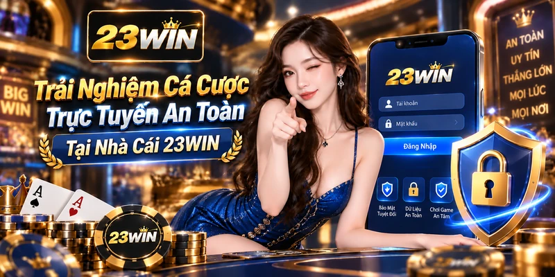 trải nghiệm cá cược trực tuyến an toàn tại nhà cái 23win