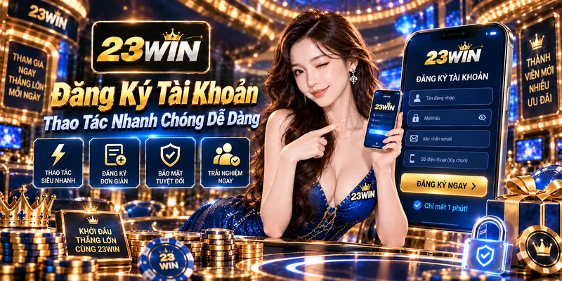 đăng ký tài khoản thao tác nhanh chóng dễ dàng