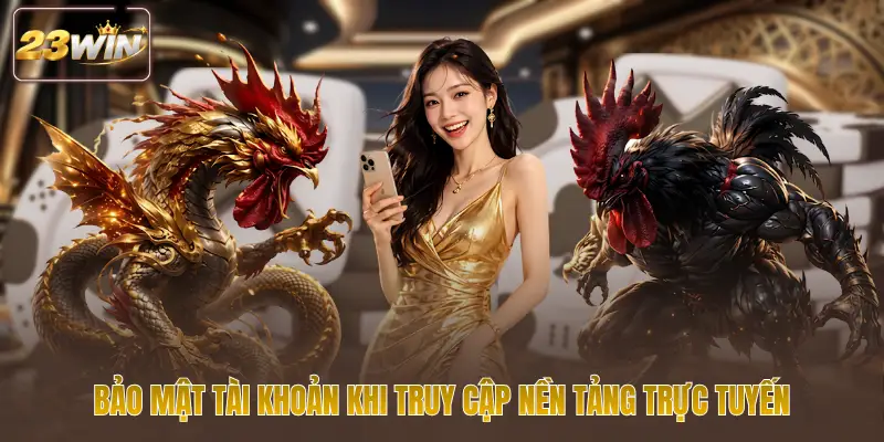 Bảo mật tài khoản khi truy cập nền tảng trực tuyến