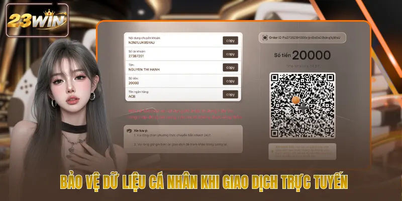 Bảo vệ dữ liệu cá nhân khi giao dịch trực tuyến
