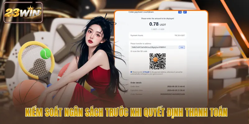 Kiểm soát ngân sách trước khi quyết định thanh toán