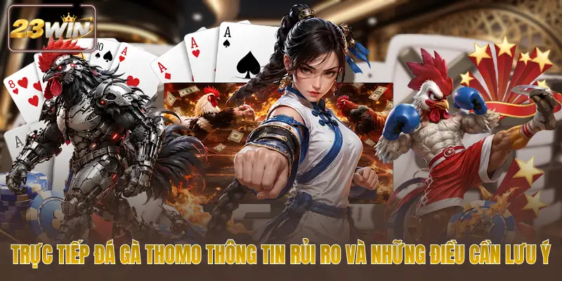 Trực tiếp đá gà Thomo thông tin rủi ro và những điều cần lưu ý