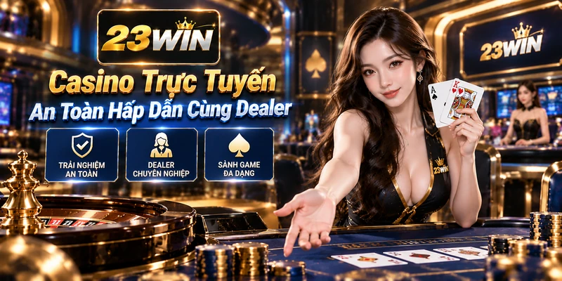 casino trực tuyến an toàn hấp dẫn cùng dealer