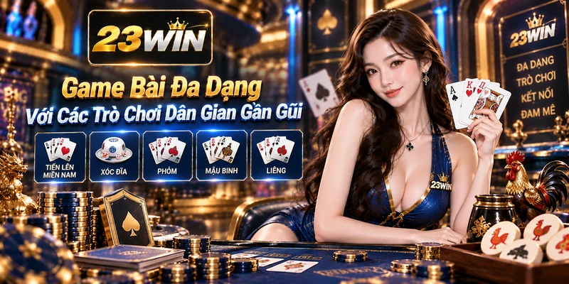 game bài đa dạng với các trò chơi dân gian gần gũi