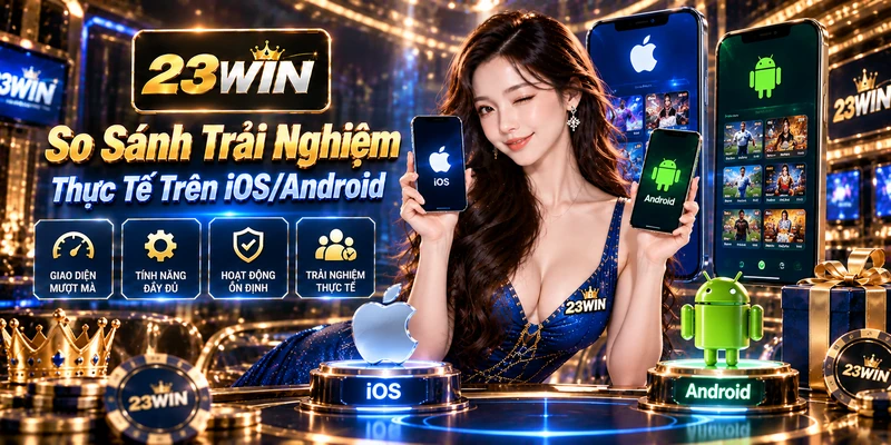 so sánh trải nghiệm thực tế trên ios/android